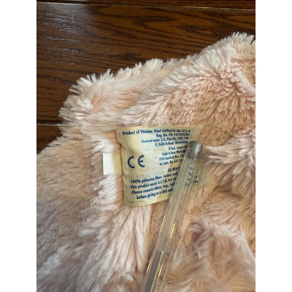 Build-A-Bear Cuddly Hearts Bear Skin Pink Brown Feet Ears Unstuffed BAB - Picture 5 of 6